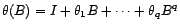 $ {\theta}(B)$