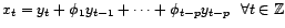 $\displaystyle y={\psi}(B)(x)$