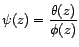 $\displaystyle {\psi}(B)=(I+{\phi}_1B+\cdots+{\phi}_pB^p)^{-1}\circ(I+{\theta}_1B+\cdots+{\theta}_qB^q) $