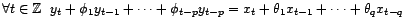 $\displaystyle y={\phi}(B)^{-1}\circ{\theta}(B)(x)\Longleftrightarrow {\phi}(B)(y)={\theta}(B)(x)$