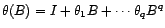 $ {\phi}(B)(X)={\theta}(B)({\varepsilon})$