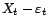 $ P^\bot_{V^2(X_s,s<t)}(X_t)$