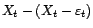 $ X_s={\varepsilon}_s+\sum_{u=1}^{+\infty}{\psi}_u{\varepsilon}_{s-u}$